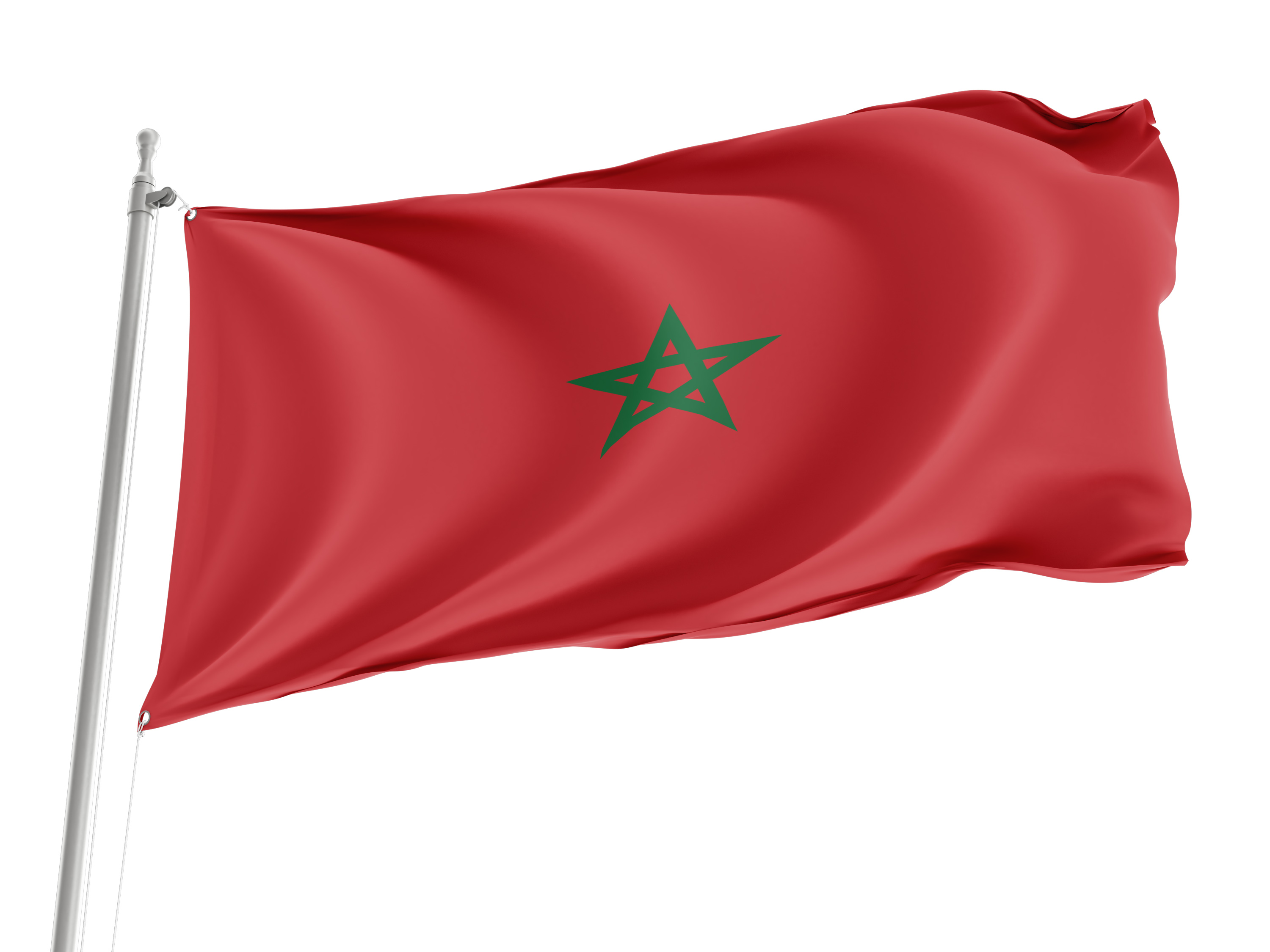 Morocco Flag for Indoor & Outdoor Use