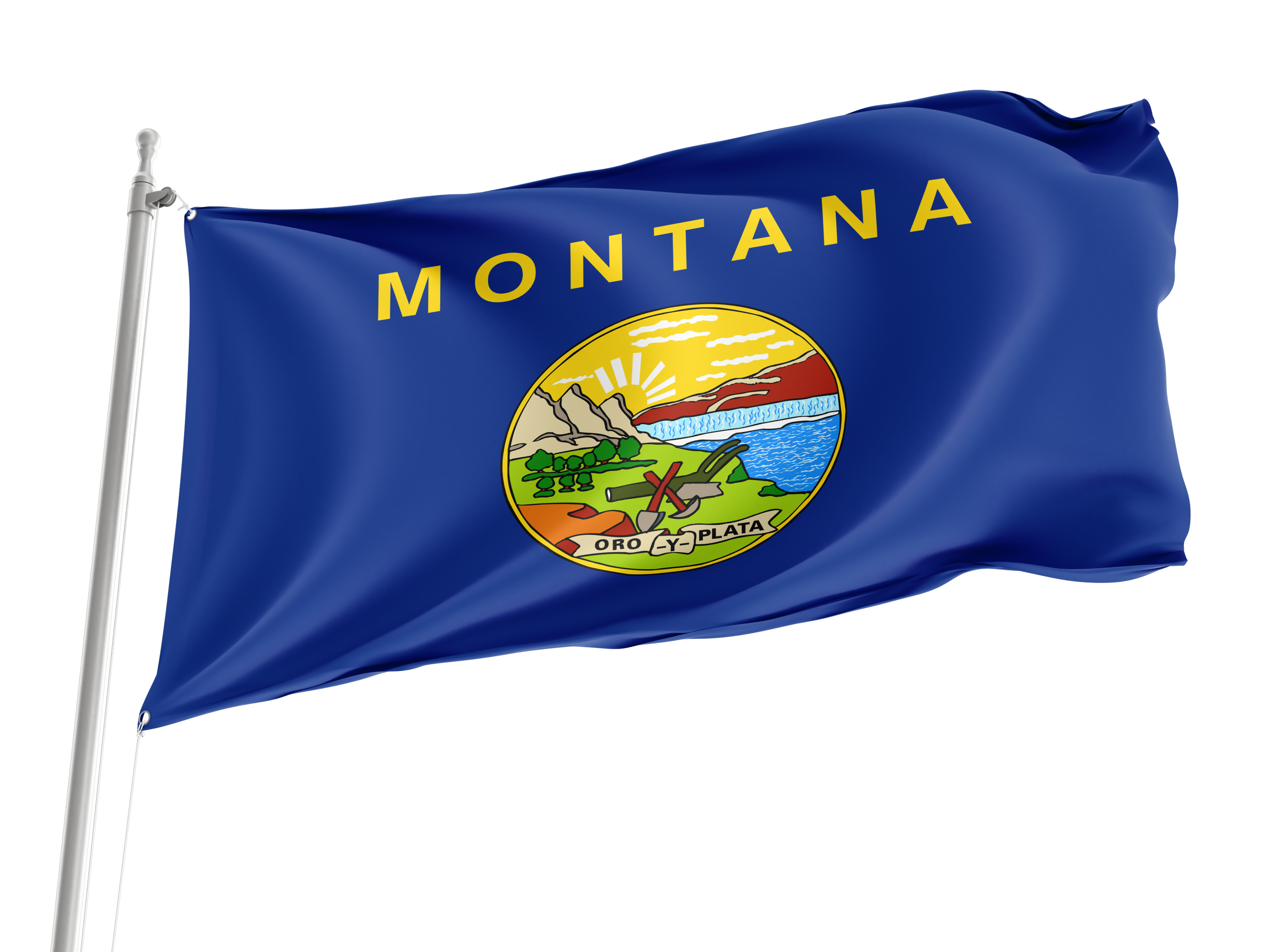 Montana State Flag for Indoor & Outdoor Use