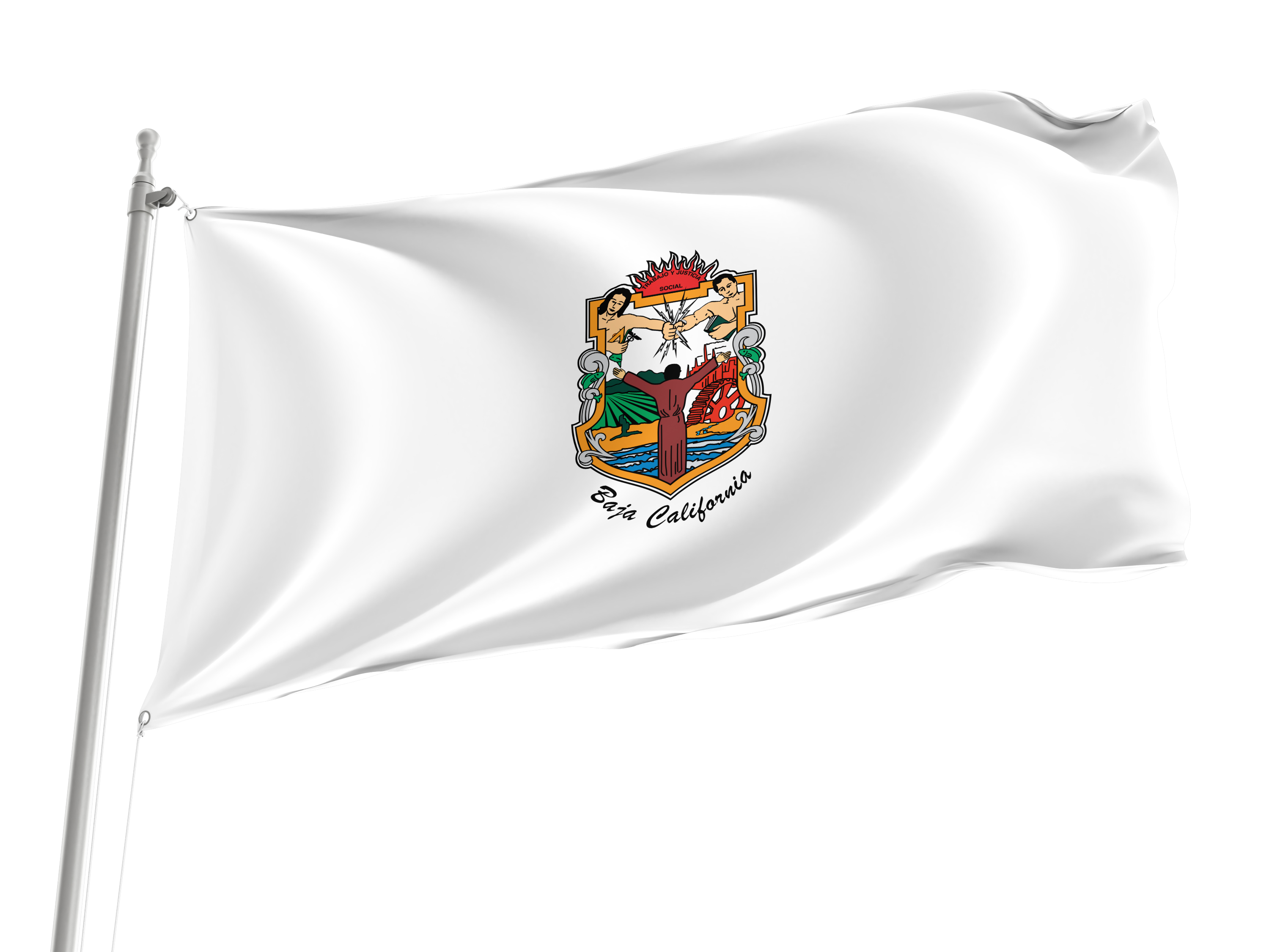 Baja California Flag for Indoor & Outdoor Use