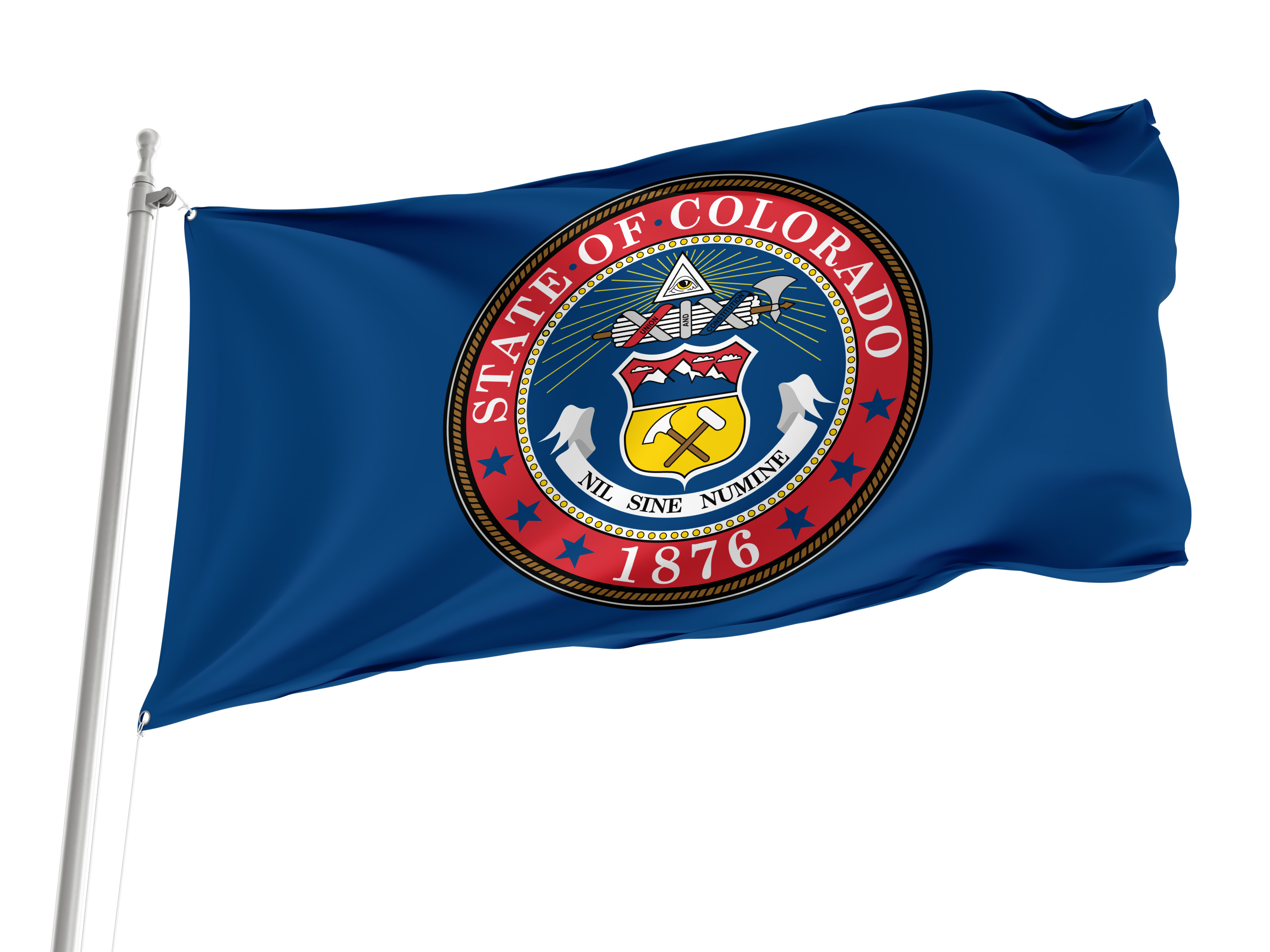 Colorado 1876-1907 Flag for Indoor & Outdoor Use