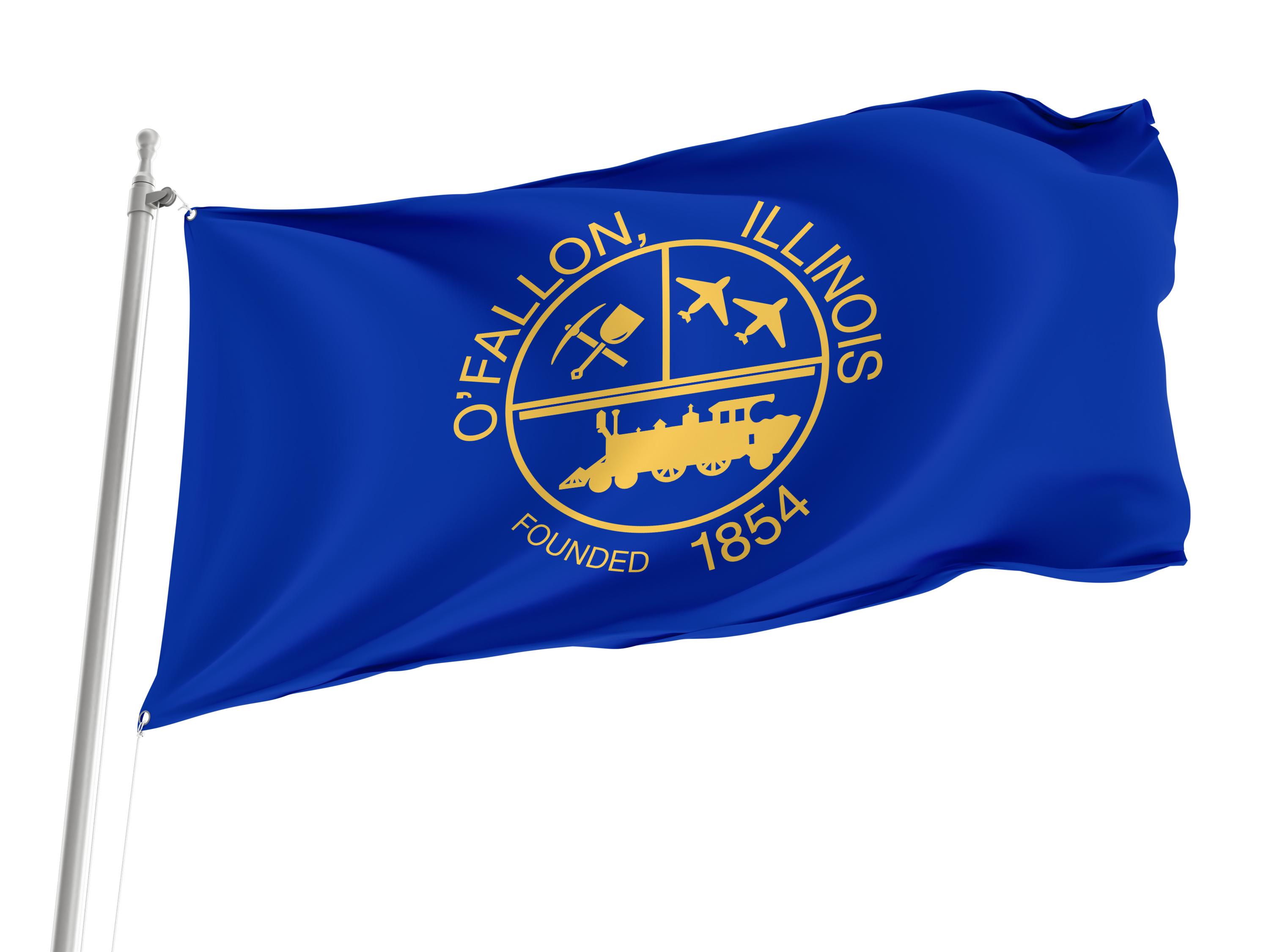 O'Fallon Flag for Indoor & Outdoor Use