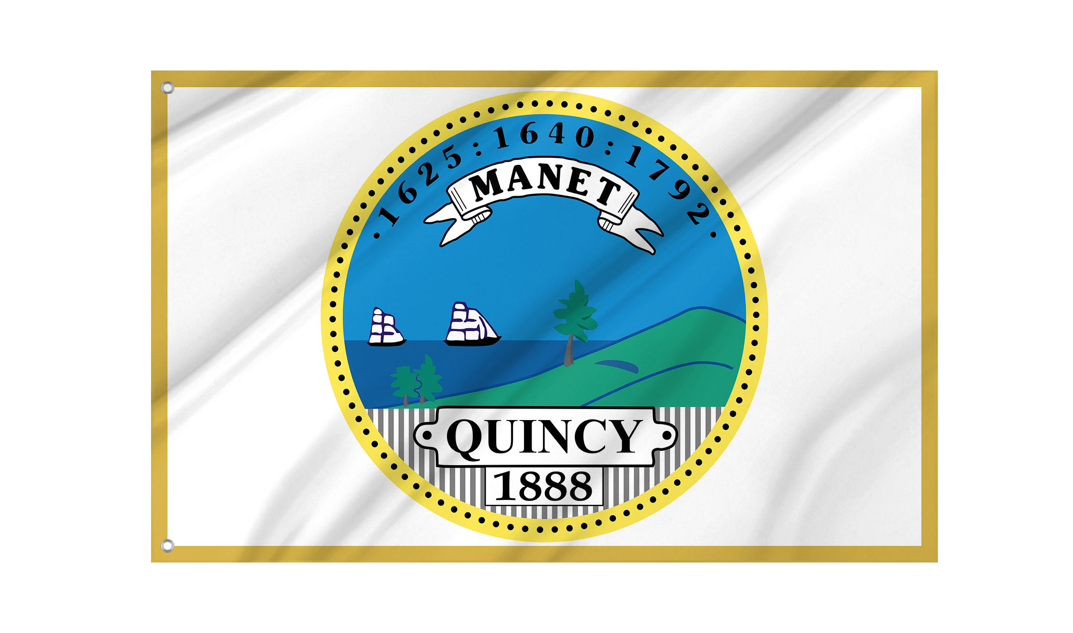 Quincy Flag for Indoor & Outdoor Use