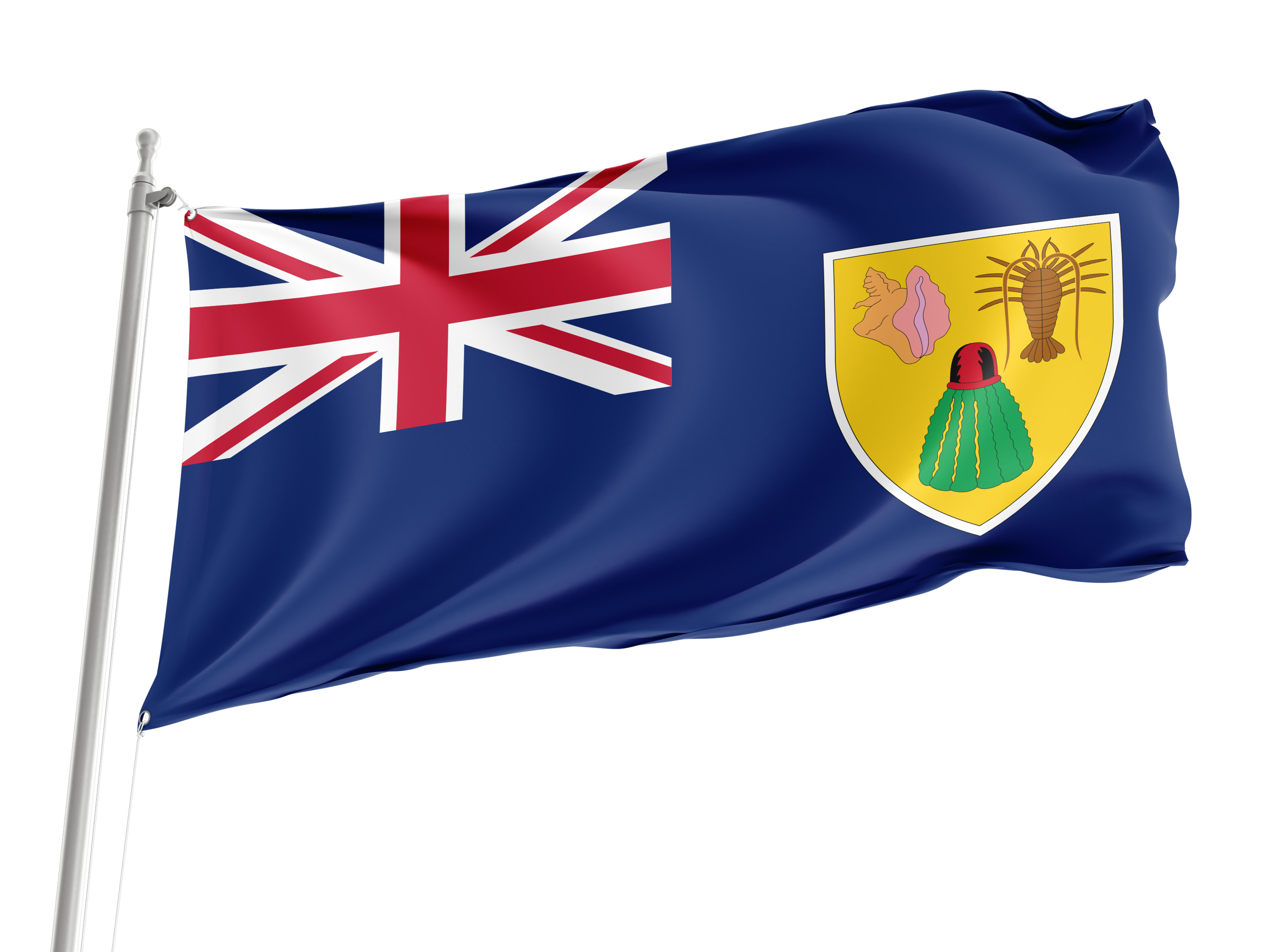 Turks and Caicos Islands Flag for Indoor & Outdoor Use