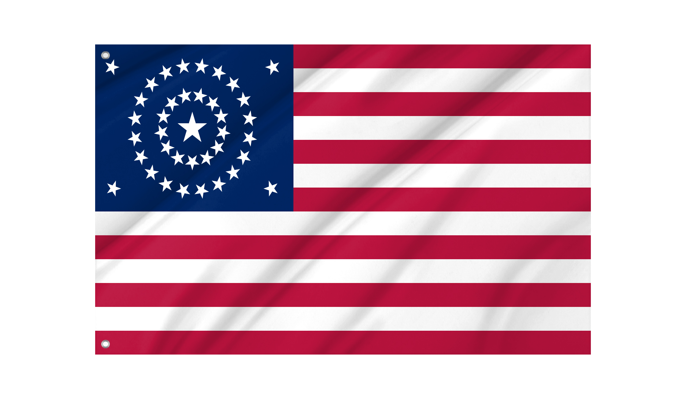 US 38 Star Flag for Indoor & Outdoor Use