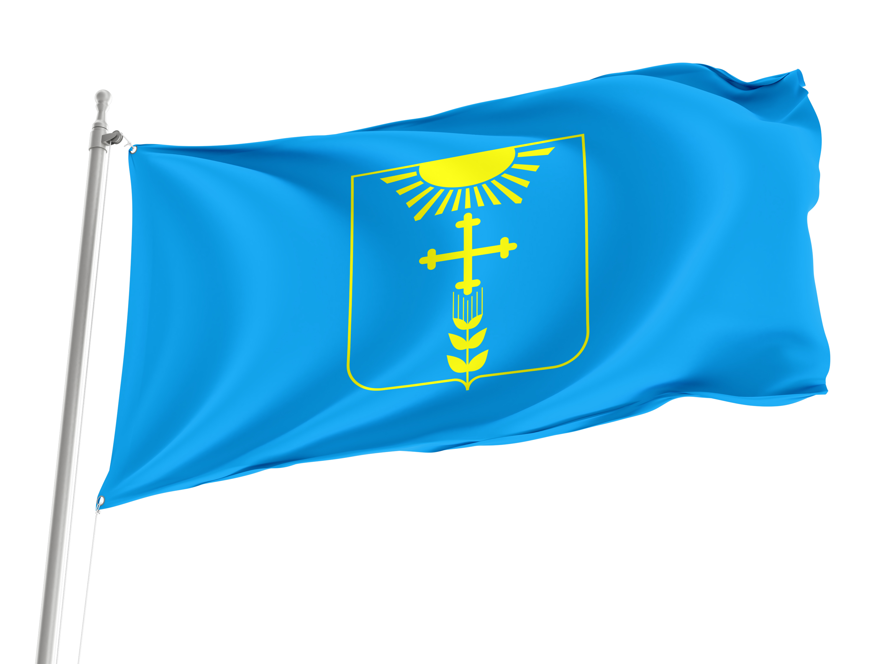 Okhtyrka District Flag for Indoor & Outdoor Use