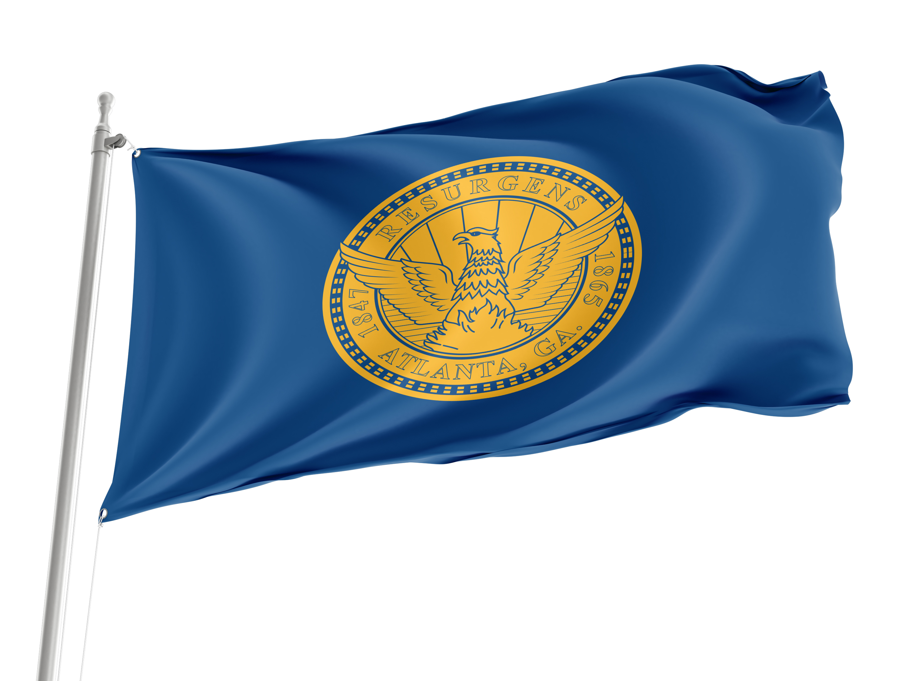 Atlanta Flag for Indoor & Outdoor Use