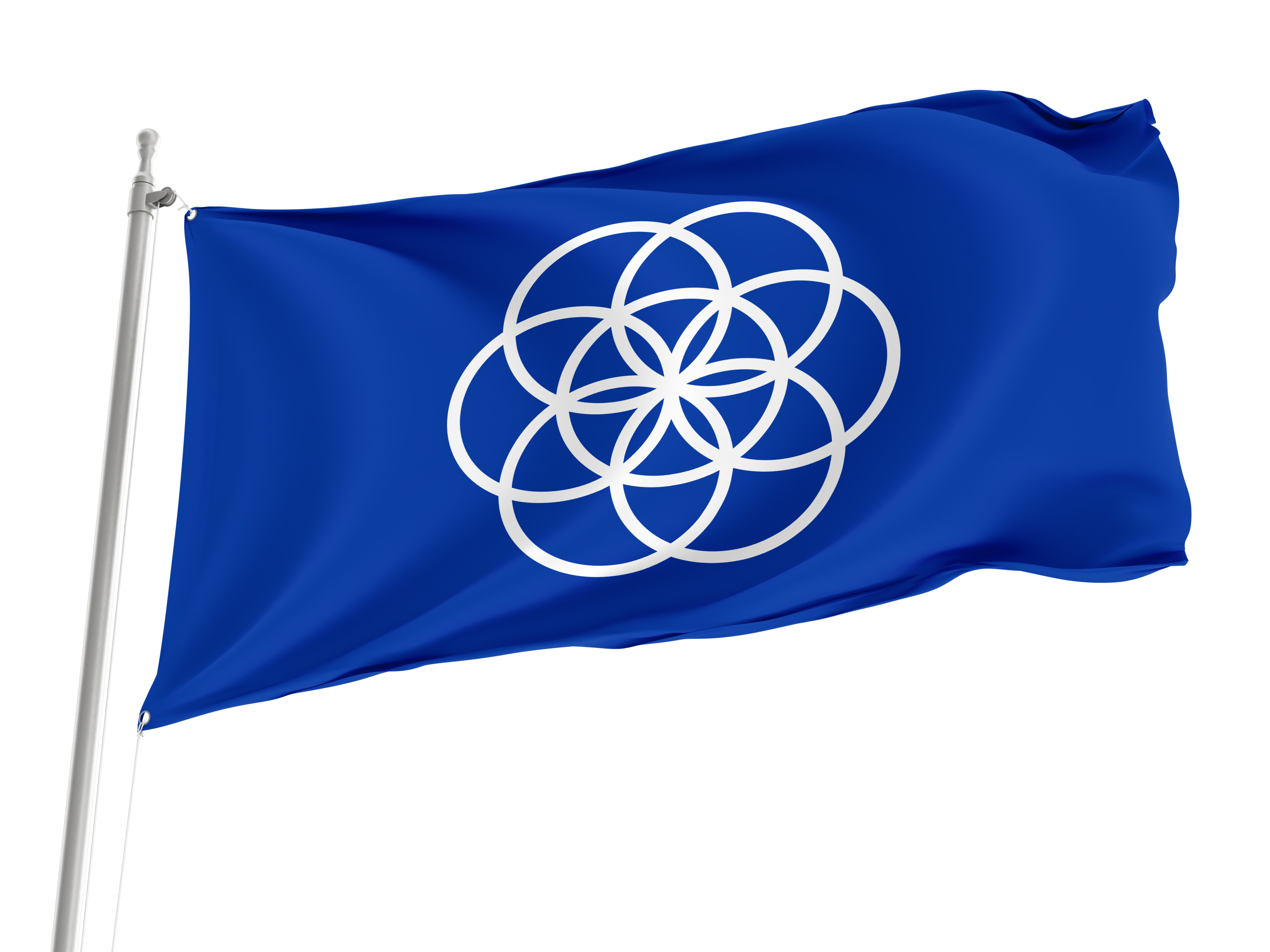 Planet Earth International Flag for Indoor & Outdoor Use