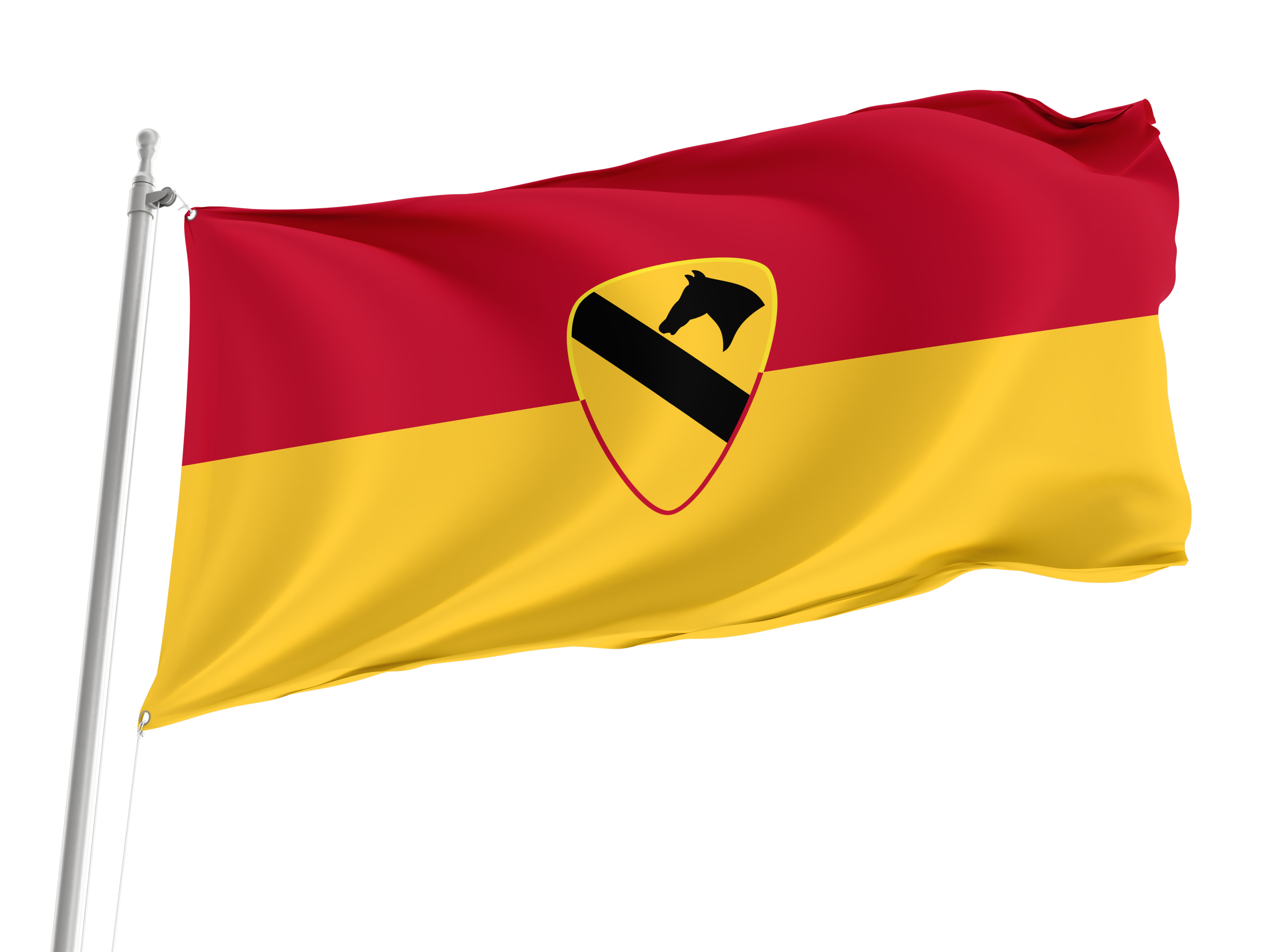 U.S. Army 1st Cavalry Division Flag for Indoor & Outdoor Use