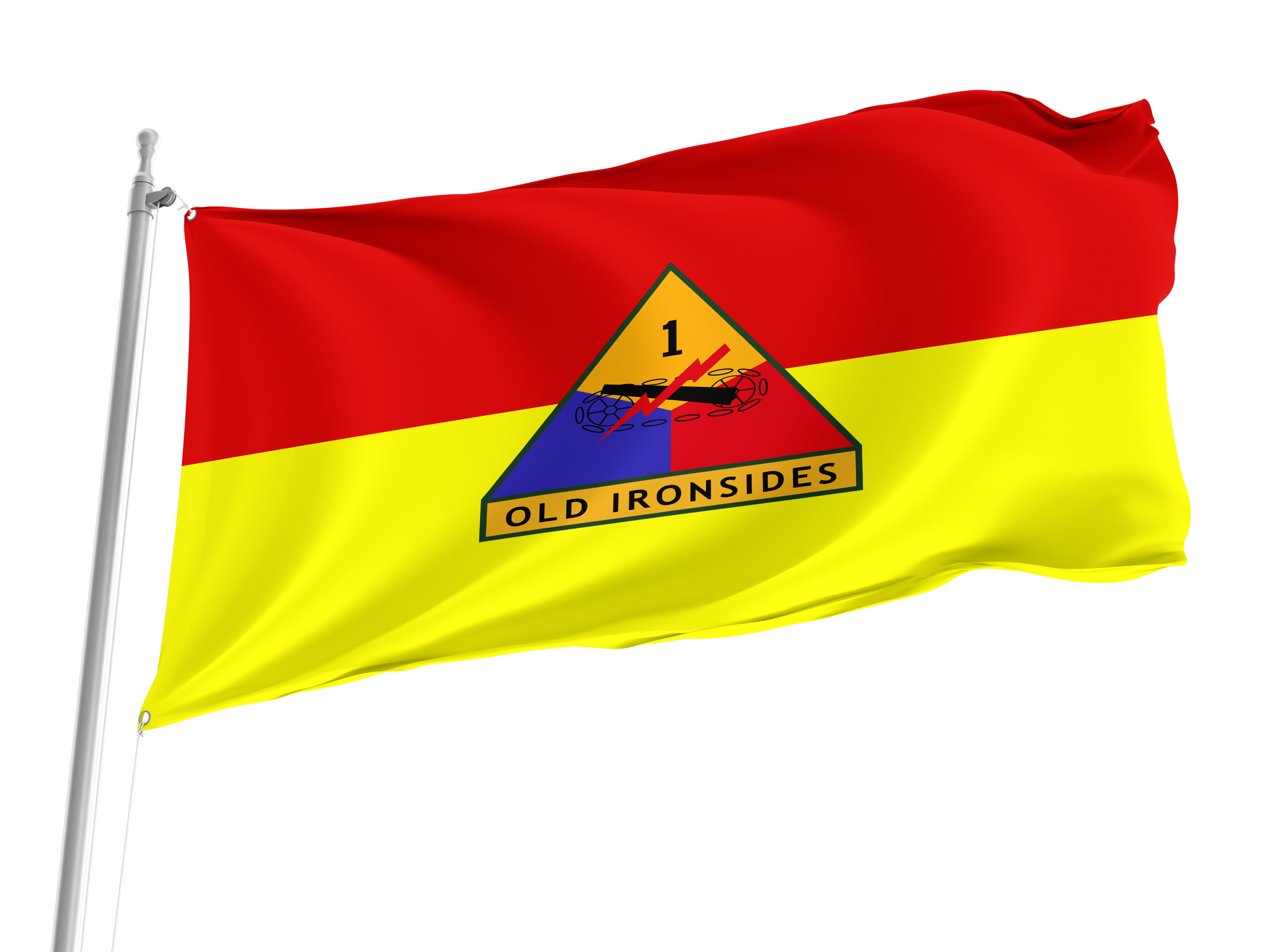 United States Army 1st Armored Division Flag for Indoor & Outdoor Use