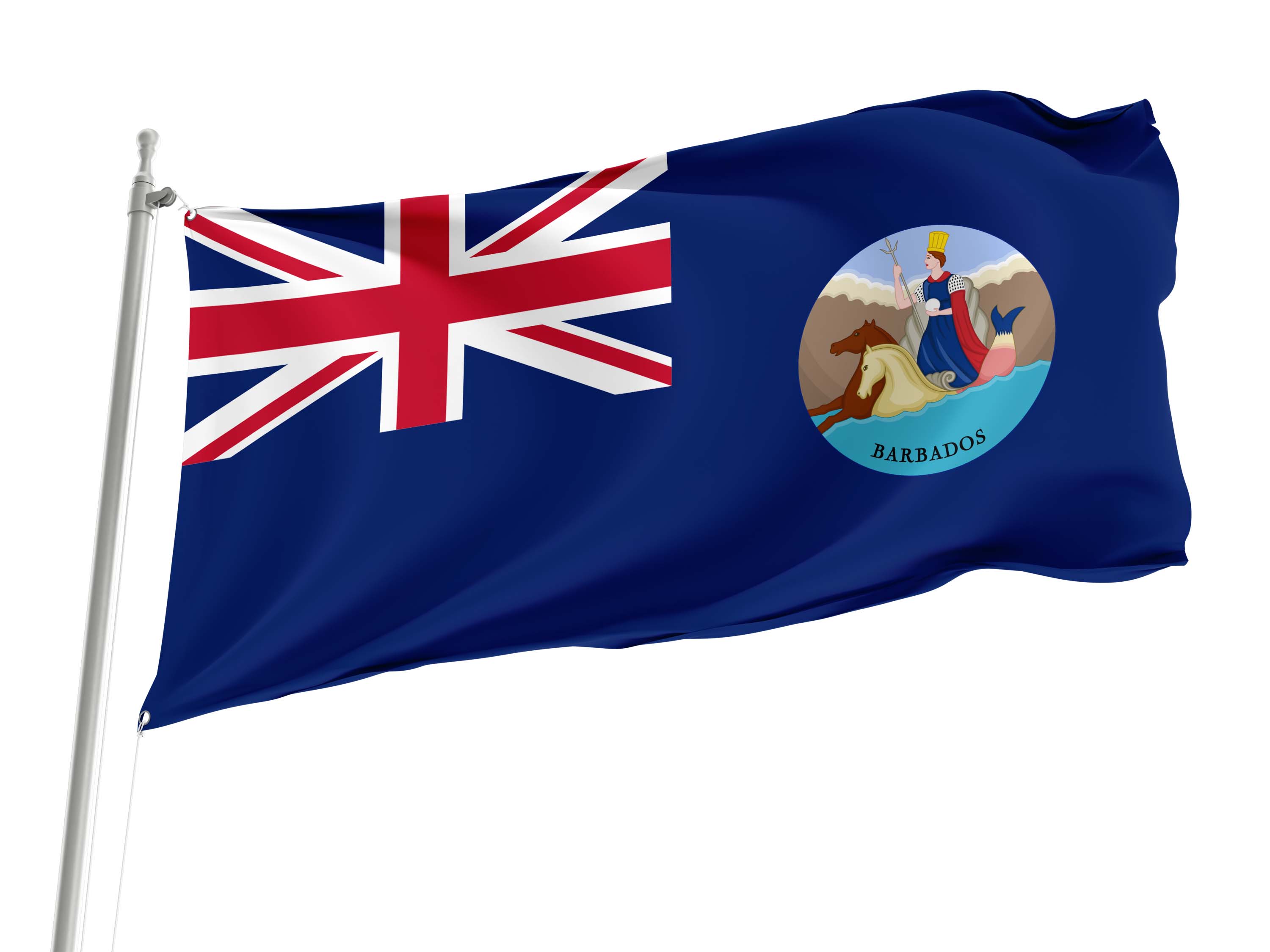 Barbados (1870-1966) Flag for Indoor & Outdoor Use