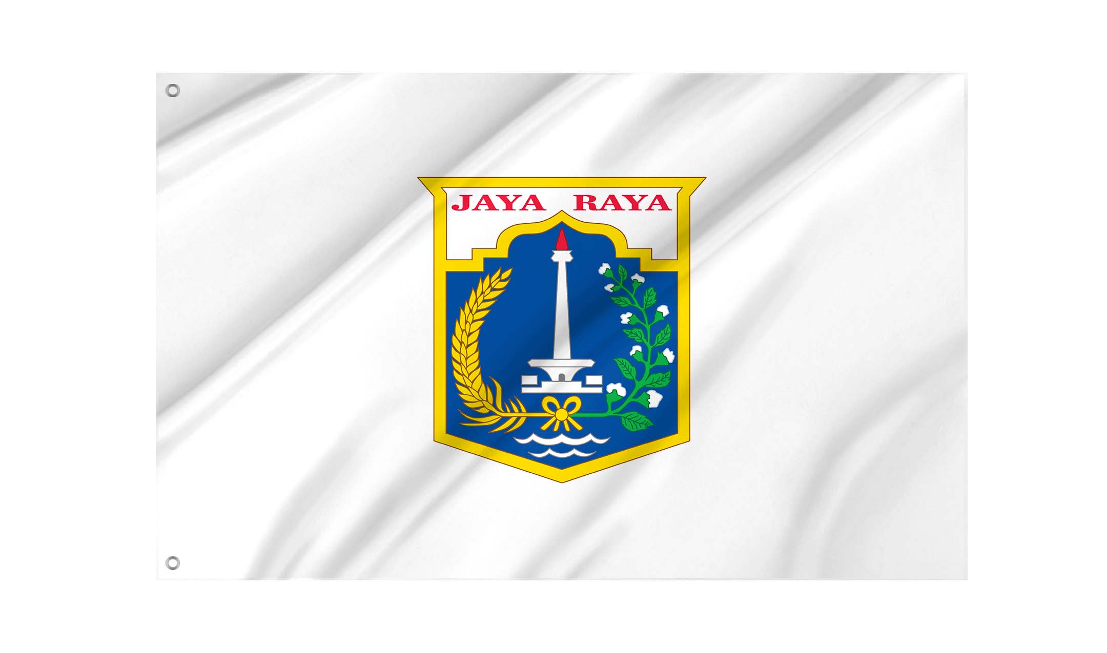 Jakarta  Flag for Indoor & Outdoor Use