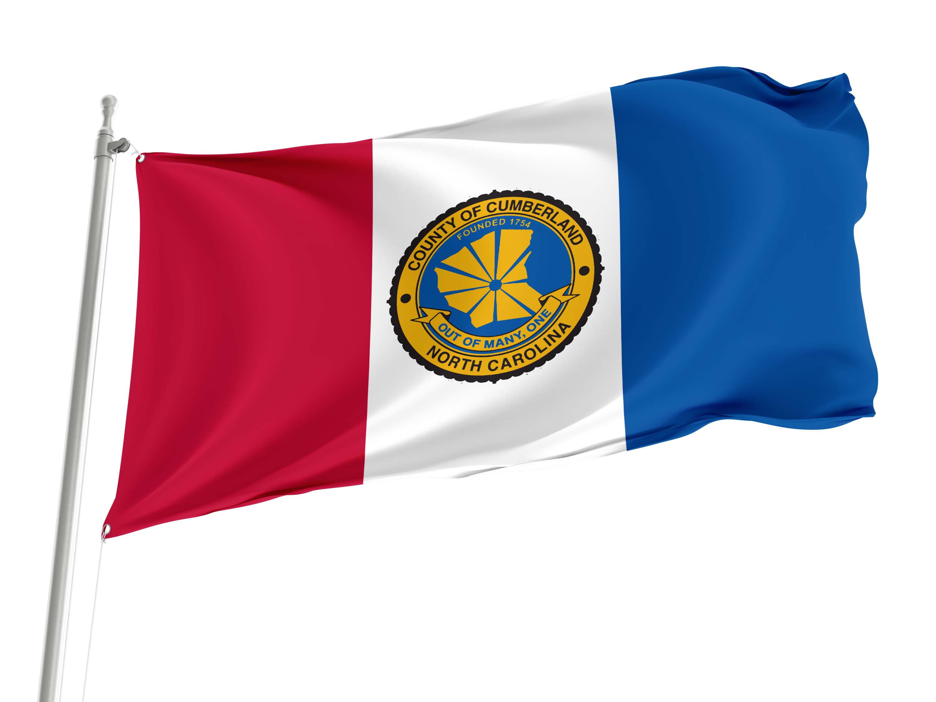 Cumberland County, North Carolina Flag for Indoor & Outdoor Use