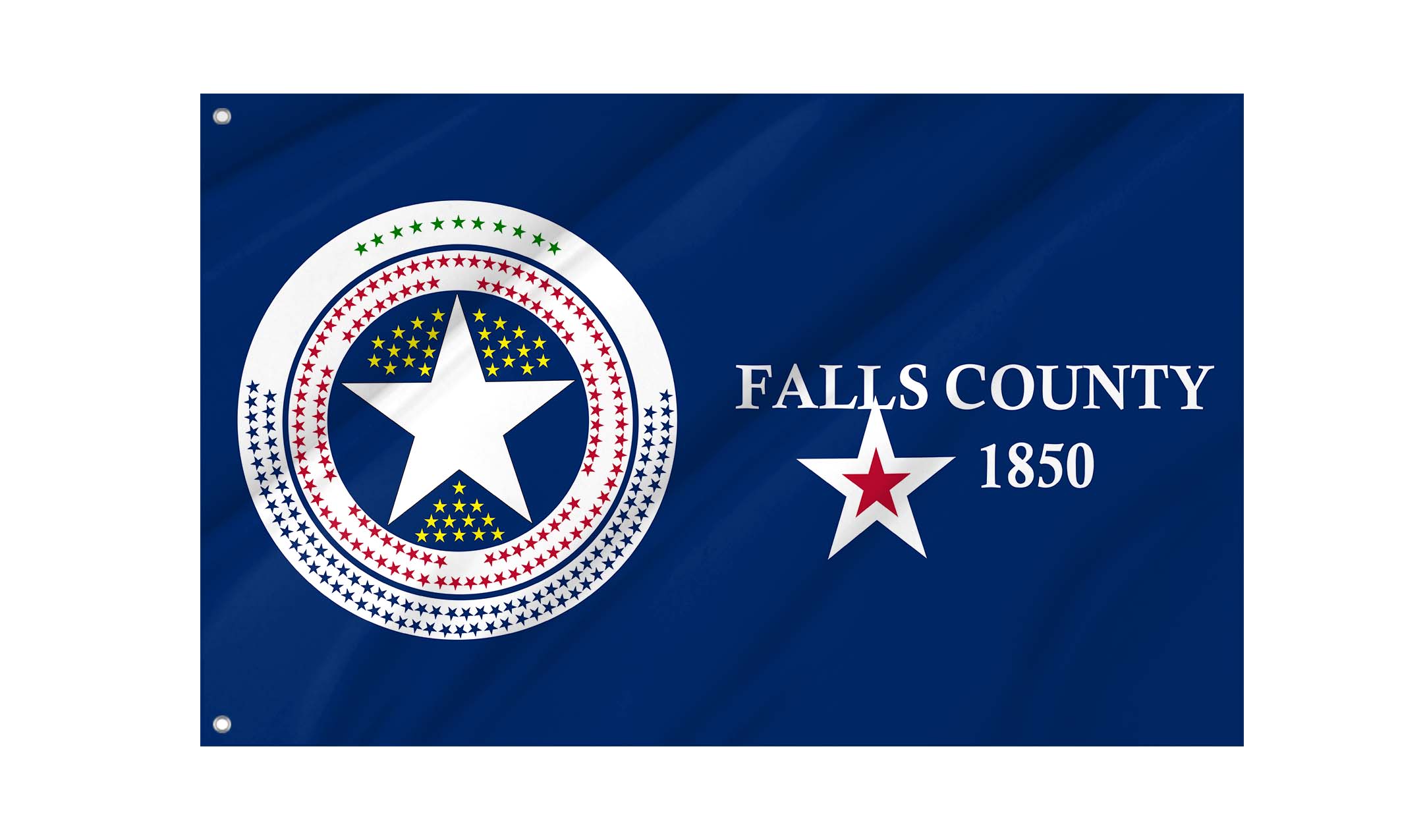 Falls County, Texas  Flag for Indoor & Outdoor Use