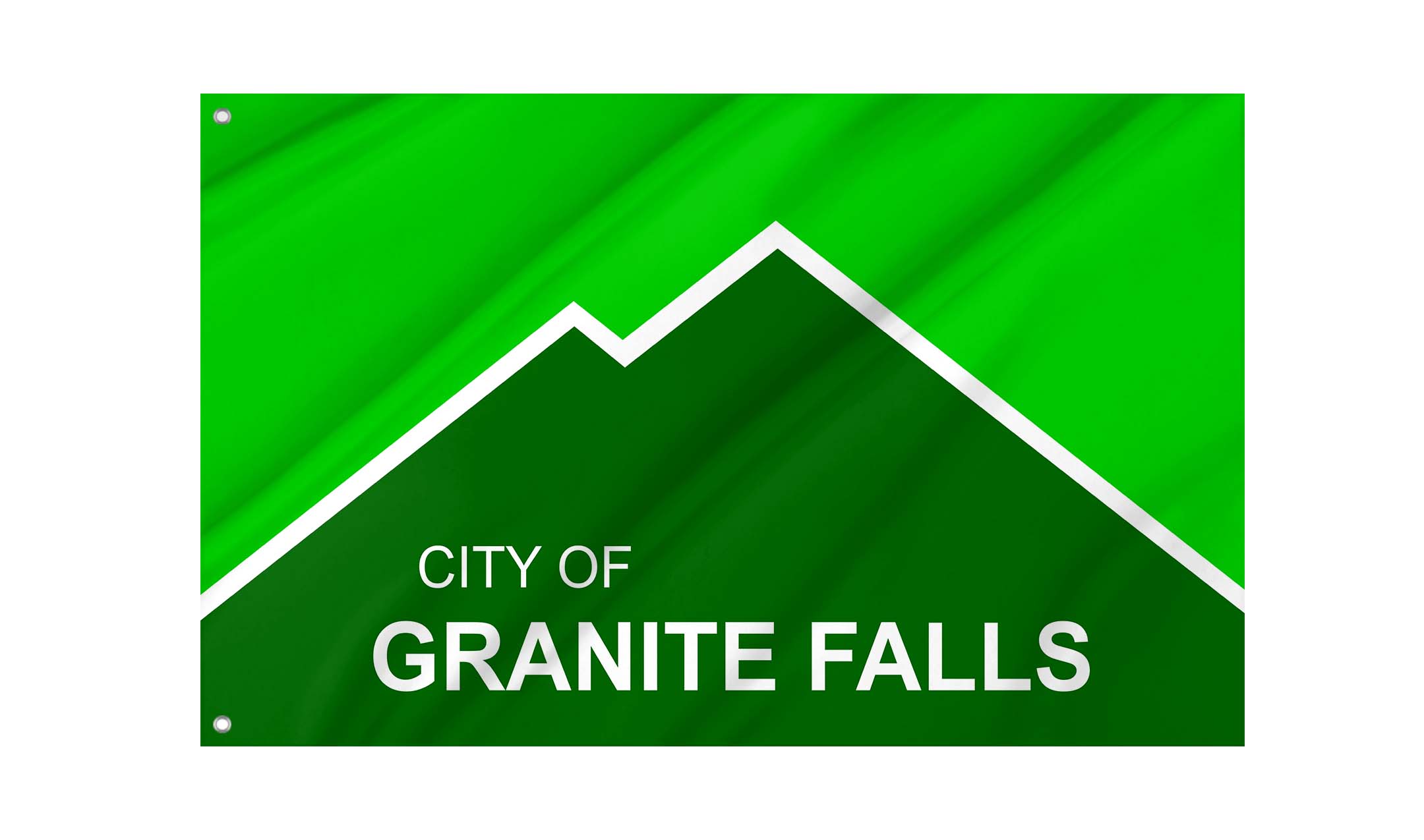 Granite Falls, Washington  Flag for Indoor & Outdoor Use