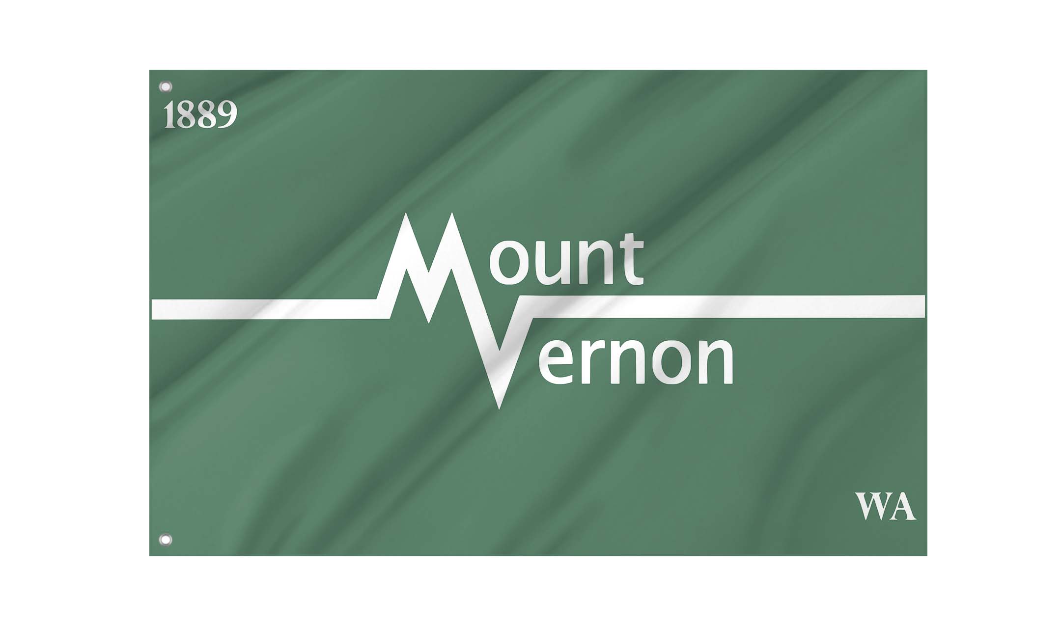 Mount Vernon, Washington  Flag for Indoor & Outdoor Use