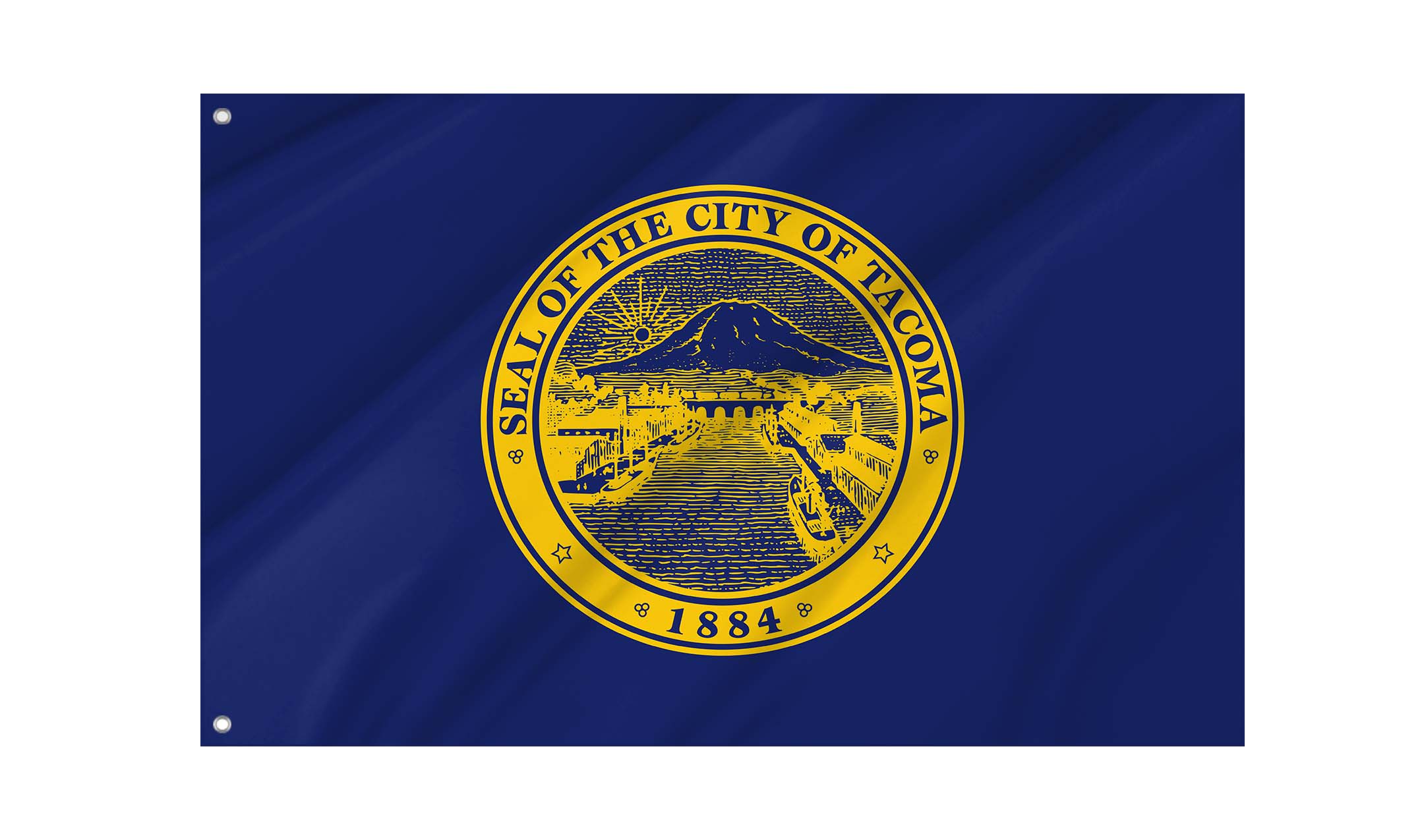 Tacoma, Washington  Flag for Indoor & Outdoor Use