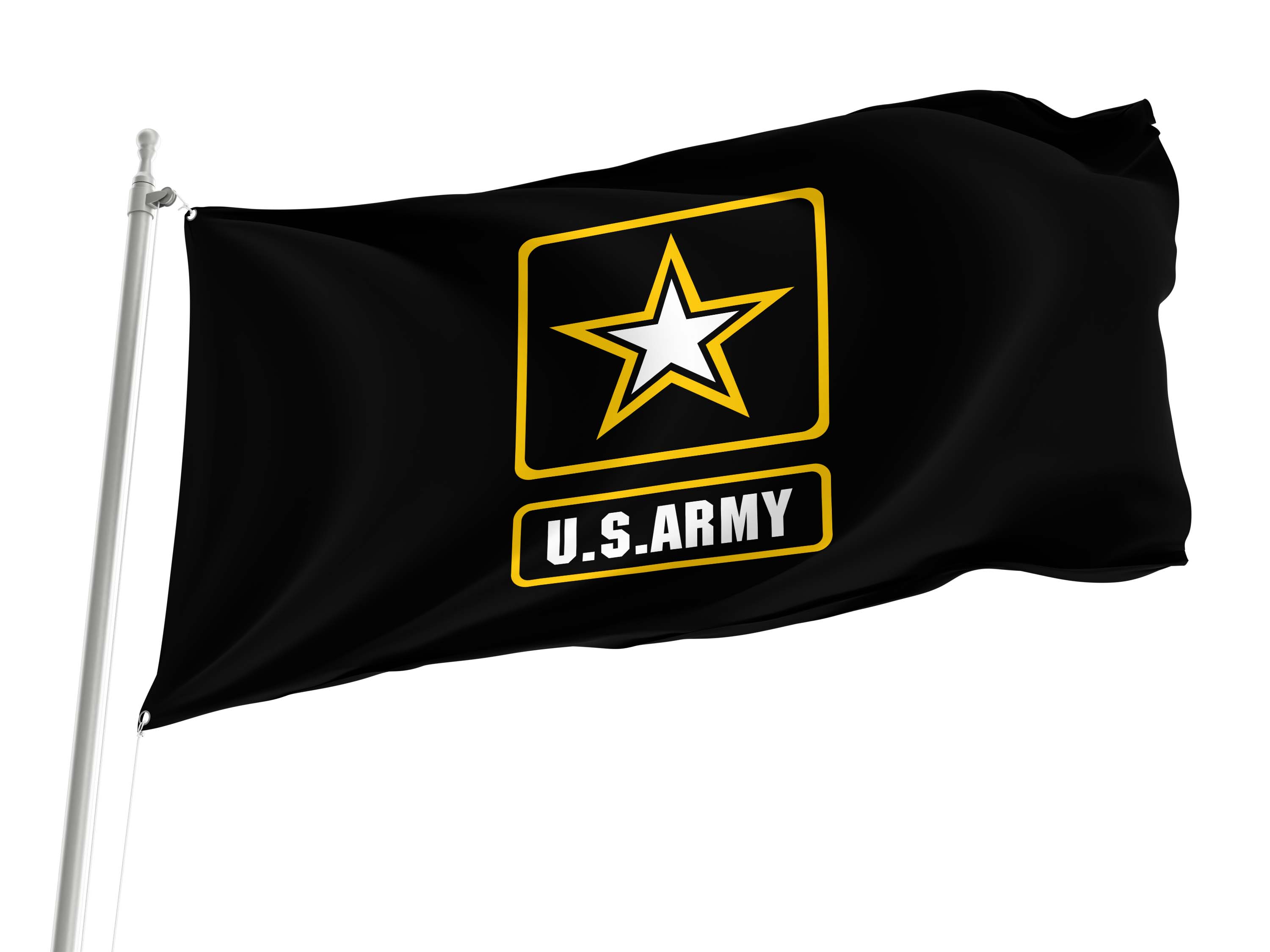 Old Style U.S. Army Logo Flag for Indoor & Outdoor Use