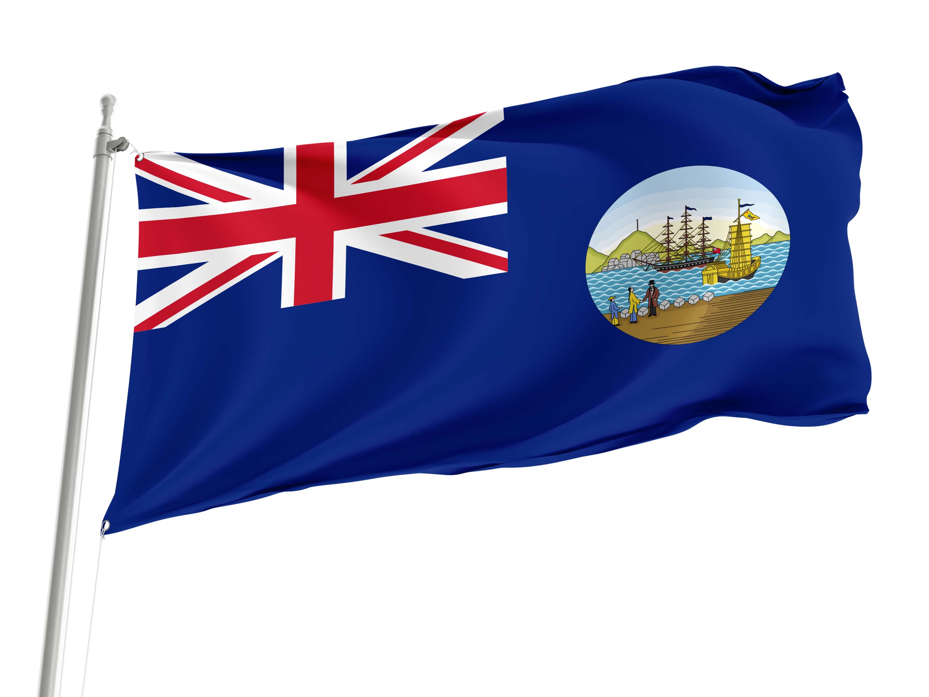 Hong Kong 1876-1955 Flag for Indoor & Outdoor Use