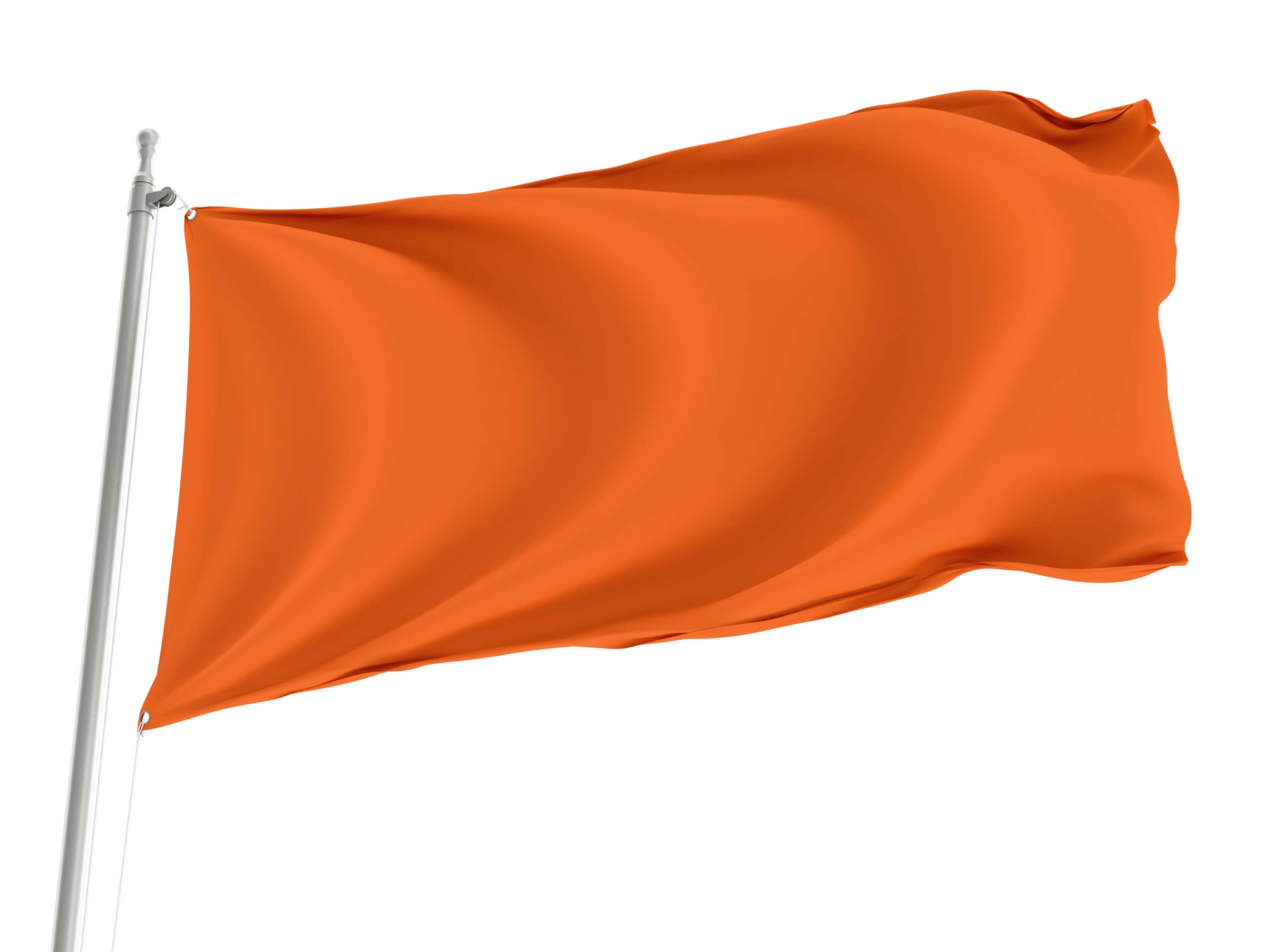 Orange Flag for Indoor & Outdoor Use