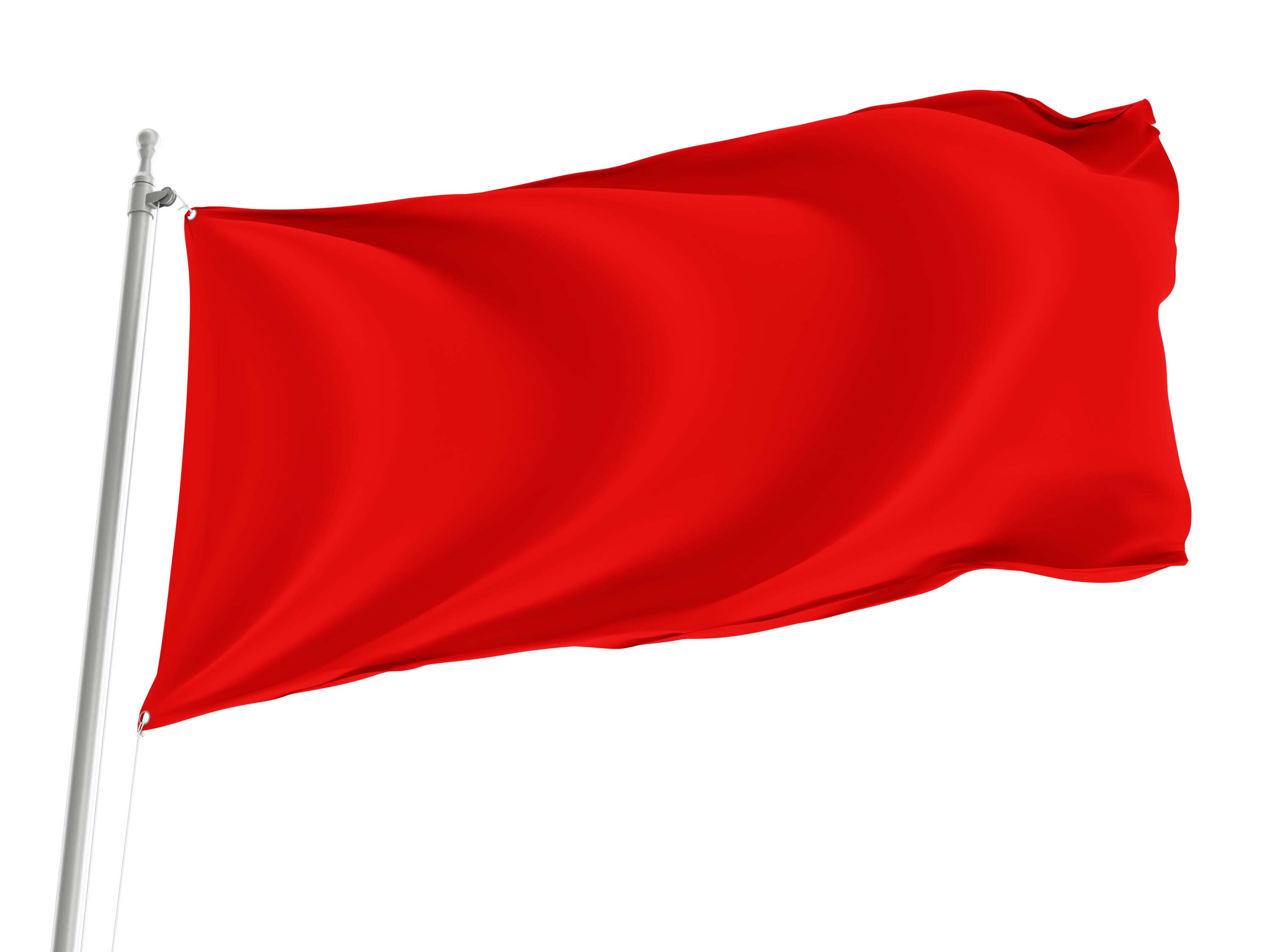 Red Flag for Indoor & Outdoor Use